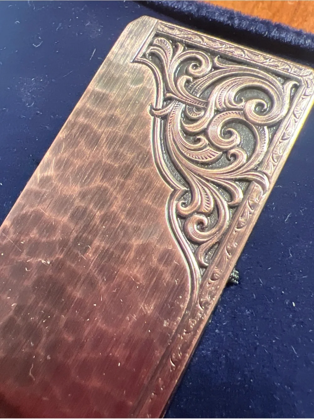 Montana Silversmiths Rough Out Money Clip - NIB
